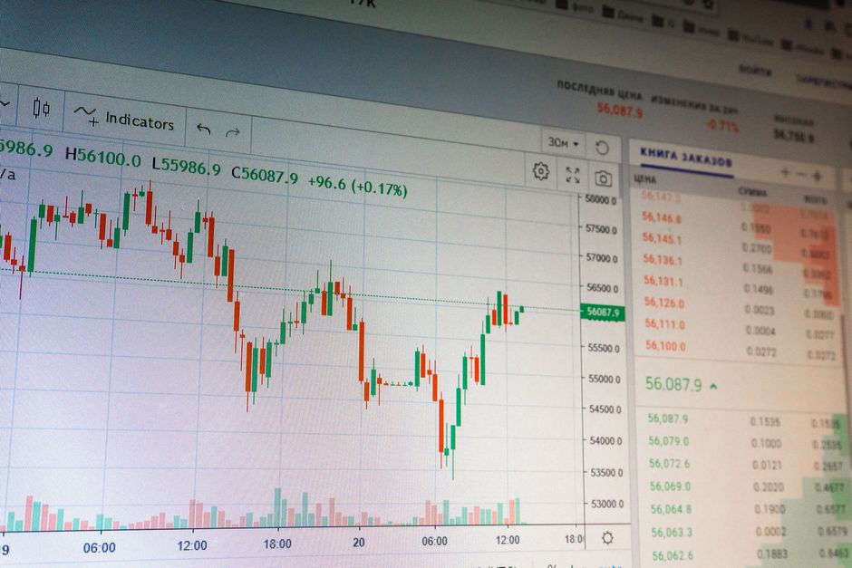 A modern trading platform interface showcasing charts and analytics for user engagement and decision-making.